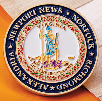 Soft Enamel On Both Sides - Challenge Coins