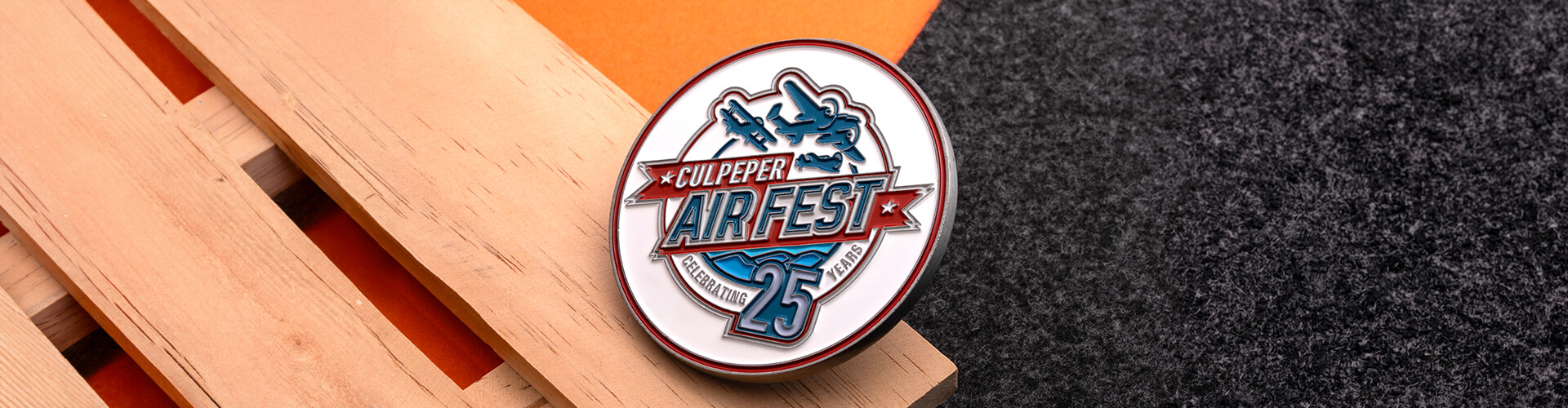 Culpeper Air Fest With a Custom 25th Anniversary Challenge Coin