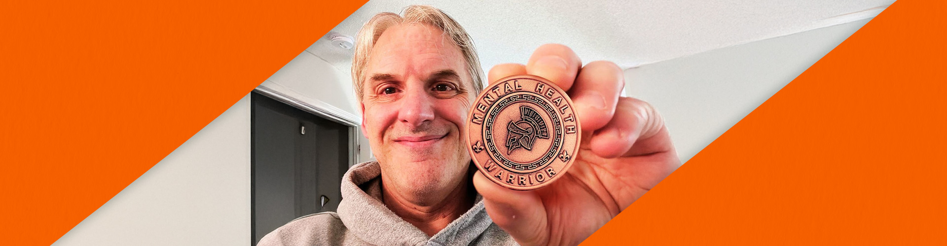 The Mental Health Warrior Challenge Coin