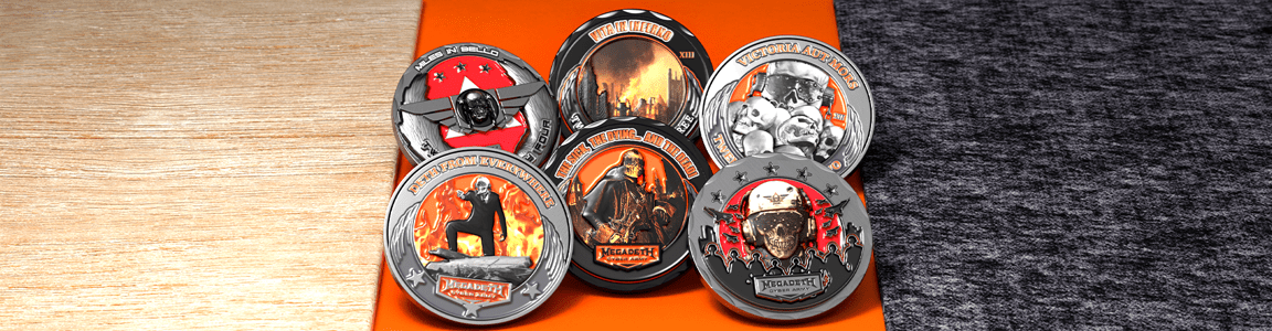 How Megadeth Uses Custom Challenge Coins to Unite the Cyber Army