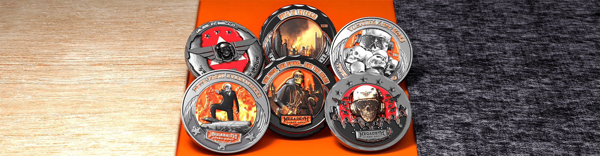 How Megadeth Uses Custom Challenge Coins to Unite the Cyber Army