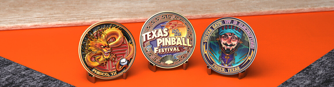 Texas Pinball Festival Challenge Coins: A Collector Tradition in Motion